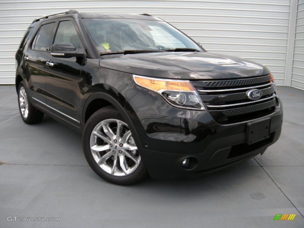 2014 Explorer Limited - Tuxedo Black / Charcoal Black photo #2