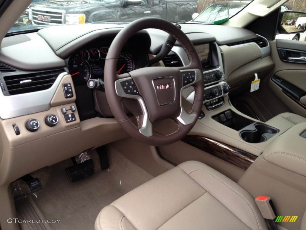 2015 Yukon SLT 4WD - Iridium Metallic / Cocoa/Dune photo #7