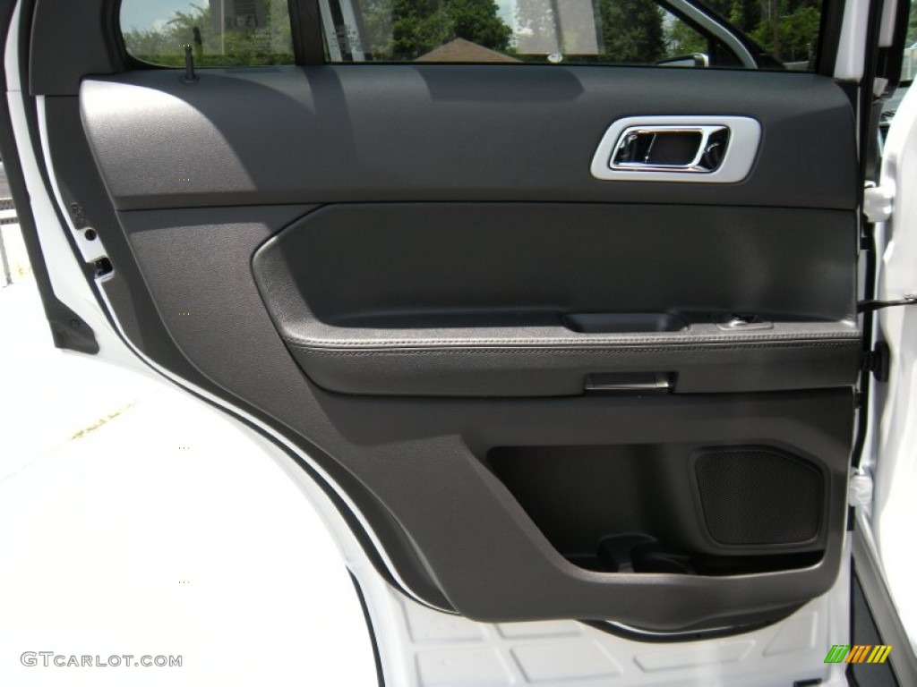 2014 Explorer Limited - White Platinum / Charcoal Black photo #23