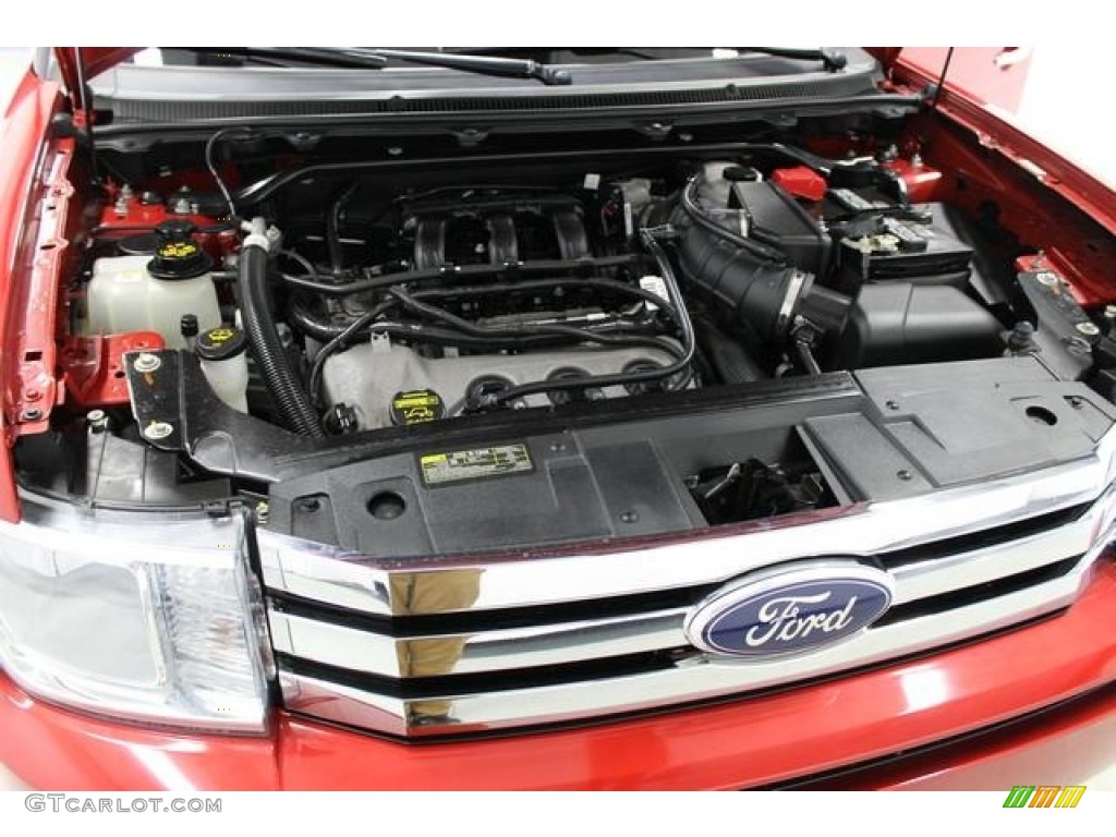 2011 Flex SEL AWD - Red Candy Metallic / Medium Light Stone photo #18