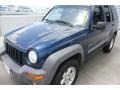 2002 Patriot Blue Pearlcoat Jeep Liberty Sport 4x4  photo #3