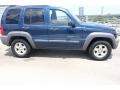 2002 Patriot Blue Pearlcoat Jeep Liberty Sport 4x4  photo #9