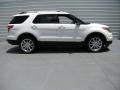 2014 White Platinum Ford Explorer XLT  photo #3