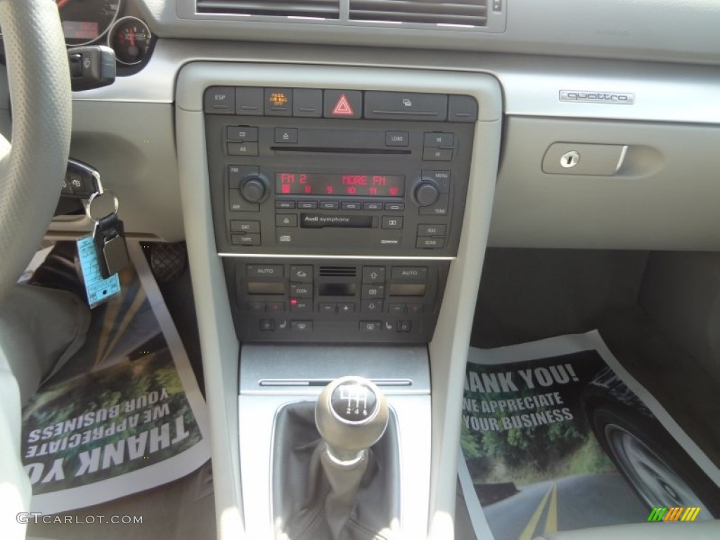 2006 A4 2.0T quattro Sedan - Dolphin Gray Metallic / Platinum photo #5