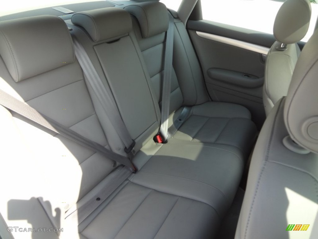 2006 A4 2.0T quattro Sedan - Dolphin Gray Metallic / Platinum photo #14