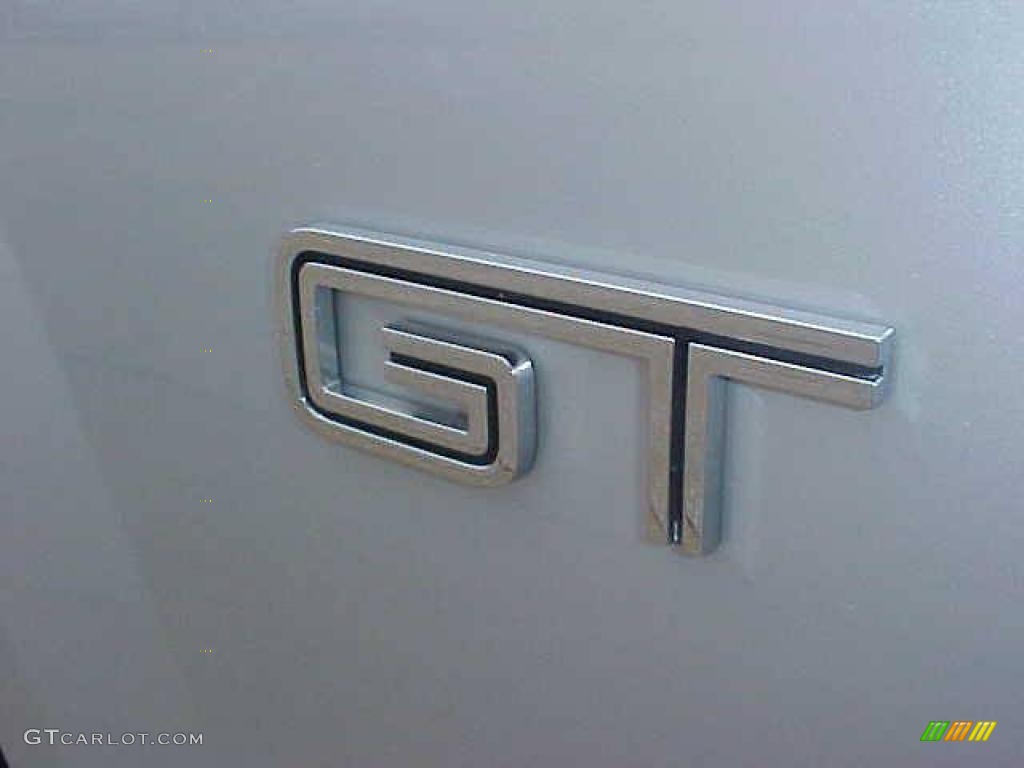 2006 Mustang GT Premium Coupe - Satin Silver Metallic / Red/Dark Charcoal photo #5