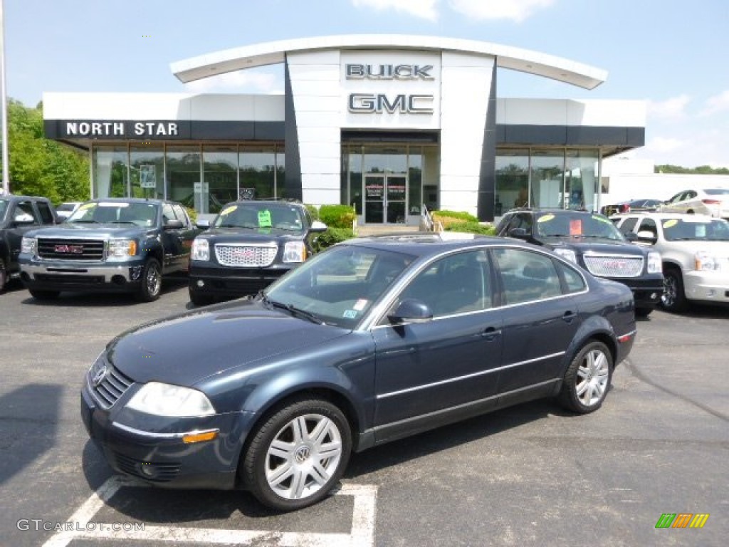 2005 Passat GLS 1.8T Sedan - Shadow Blue Metallic / Anthracite photo #1