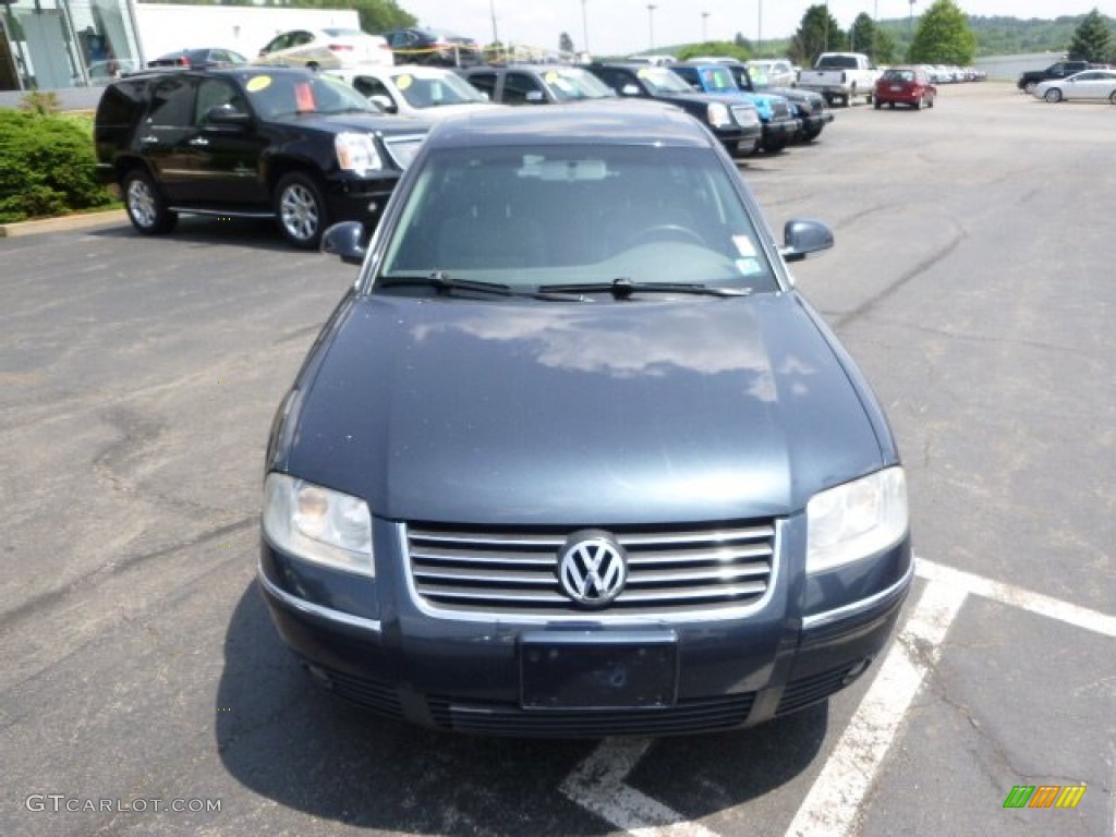 2005 Passat GLS 1.8T Sedan - Shadow Blue Metallic / Anthracite photo #2