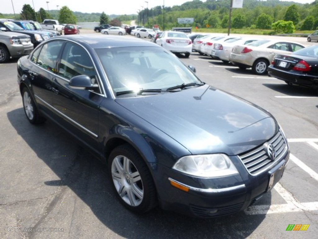 2005 Passat GLS 1.8T Sedan - Shadow Blue Metallic / Anthracite photo #3