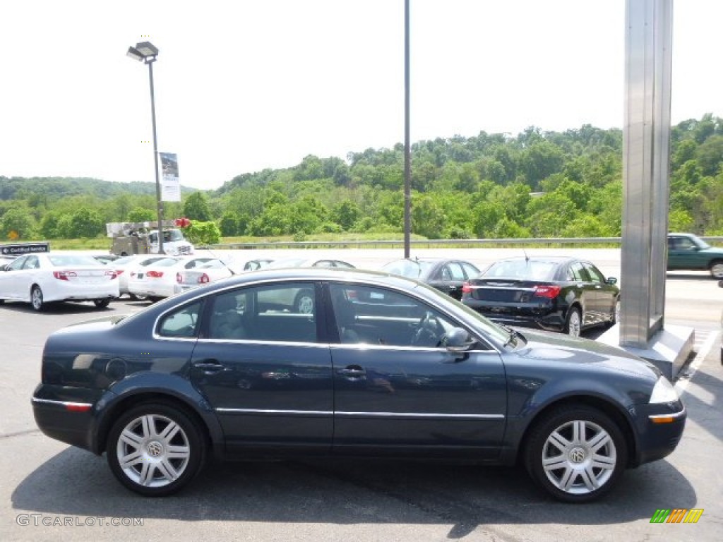2005 Passat GLS 1.8T Sedan - Shadow Blue Metallic / Anthracite photo #4