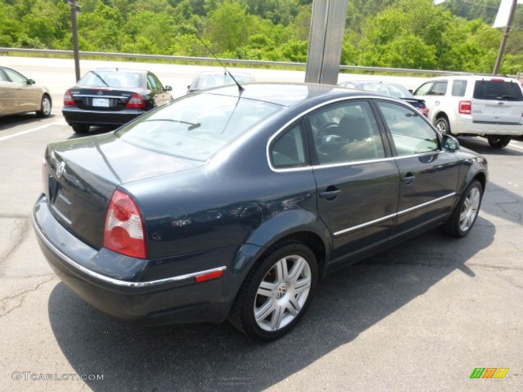 2005 Passat GLS 1.8T Sedan - Shadow Blue Metallic / Anthracite photo #5