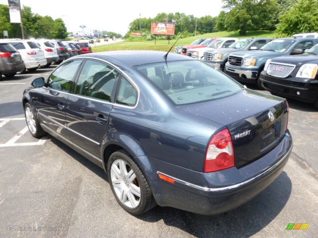 2005 Passat GLS 1.8T Sedan - Shadow Blue Metallic / Anthracite photo #7