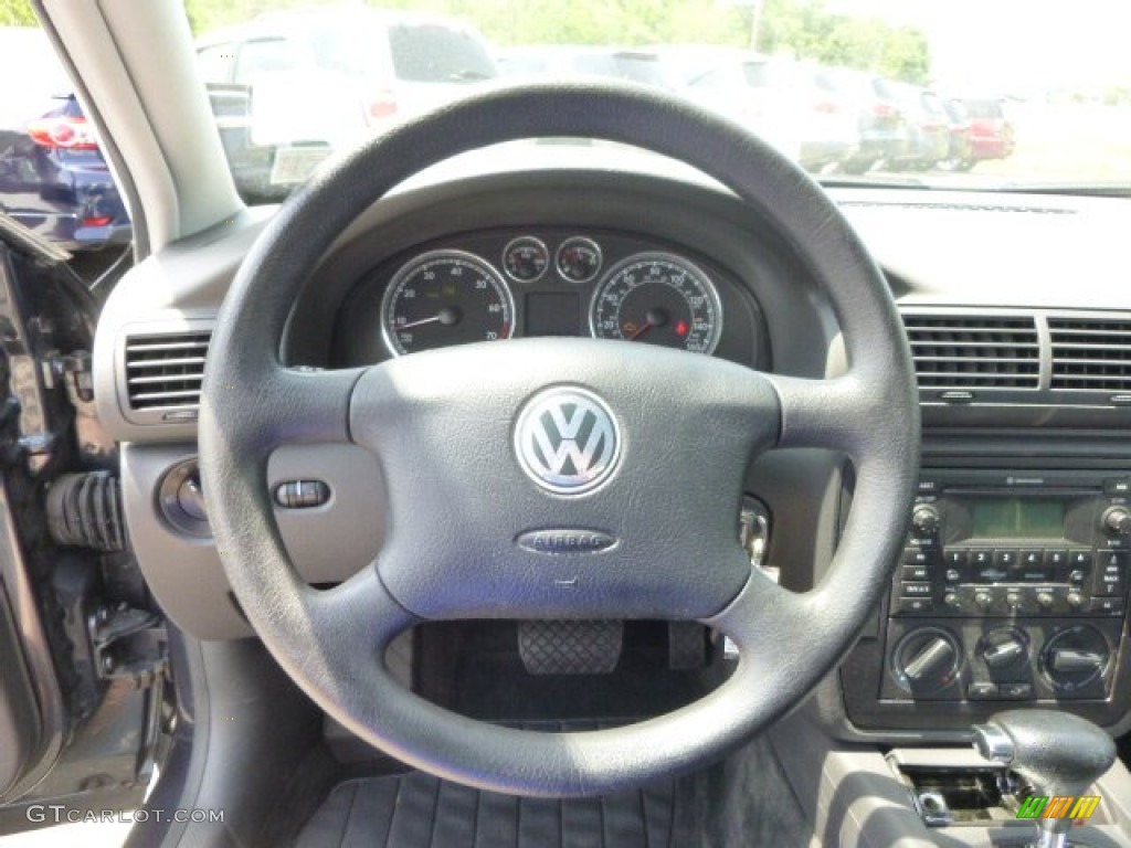 2005 Passat GLS 1.8T Sedan - Shadow Blue Metallic / Anthracite photo #18