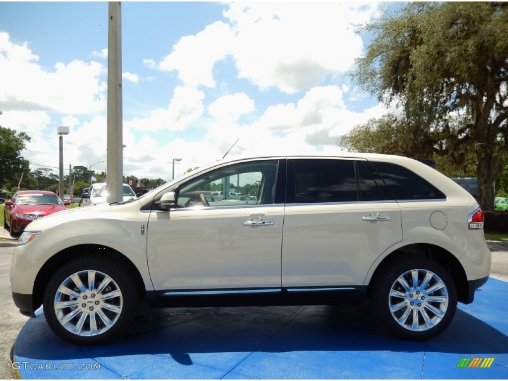 2014 MKX FWD - Platinum Dune Metallic Tri-Coat / Medium Light Stone photo #2