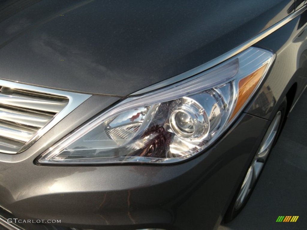2013 Azera  - Smoke Gray Metallic / Graphite Black photo #9
