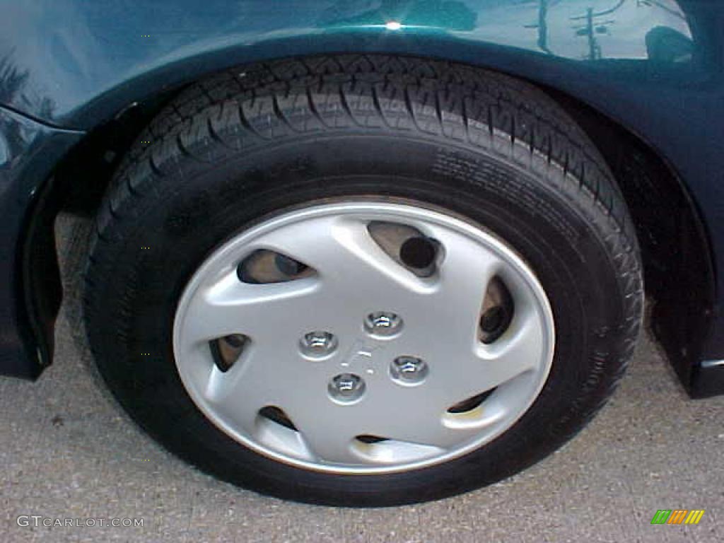 1997 Civic EX Coupe - Cypress Green Metallic / Gray photo #4