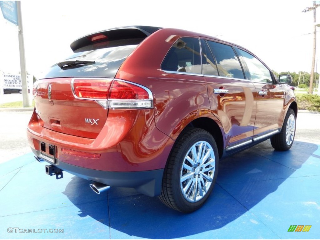 2014 MKX FWD - Sunset Metallic / Medium Light Stone photo #3