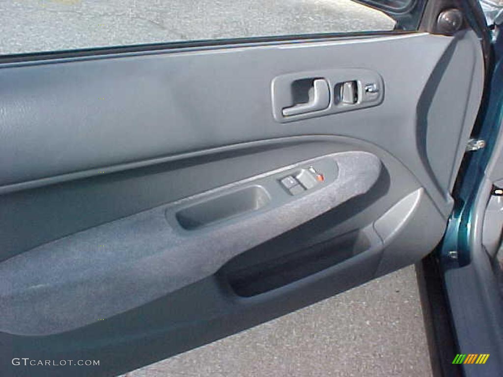 1997 Civic EX Coupe - Cypress Green Metallic / Gray photo #6