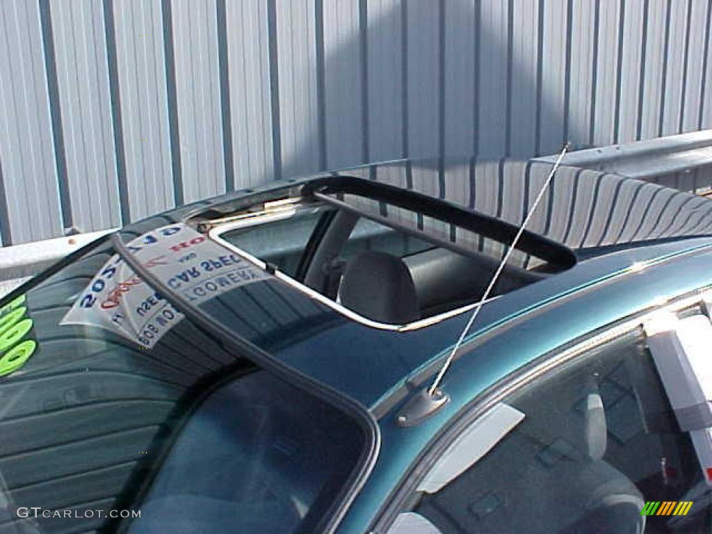 1997 Civic EX Coupe - Cypress Green Metallic / Gray photo #7