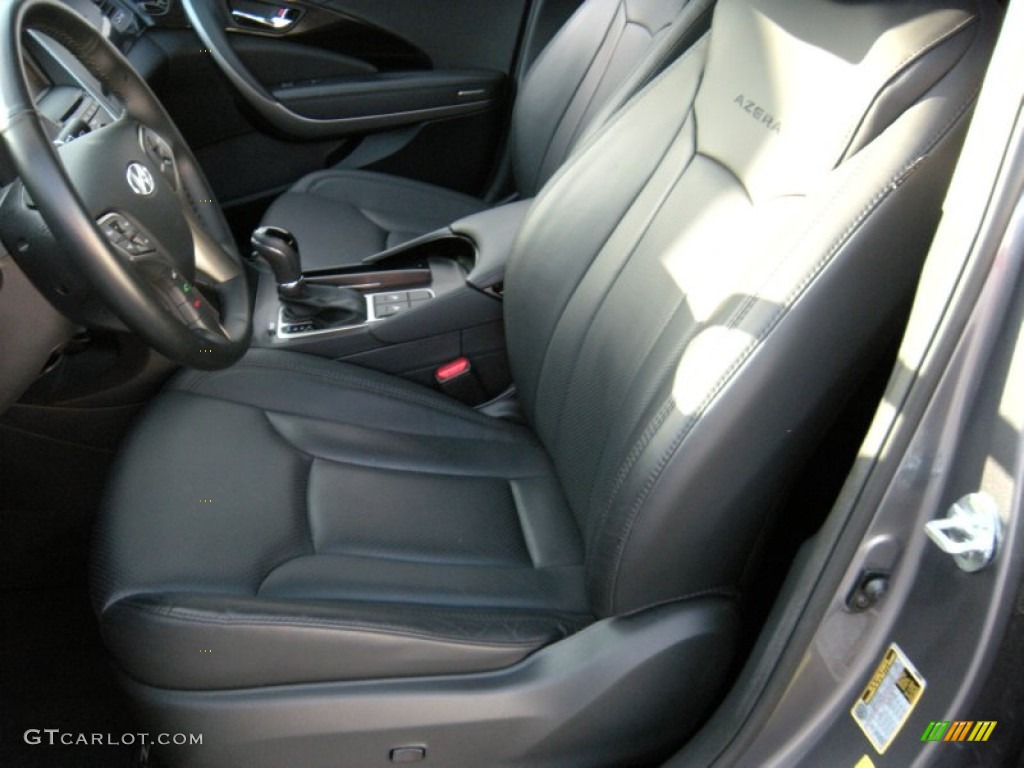 2013 Azera  - Smoke Gray Metallic / Graphite Black photo #33