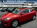 2011 Velocity Red Mica Mazda MAZDA3 s Sport 4 Door  photo #1