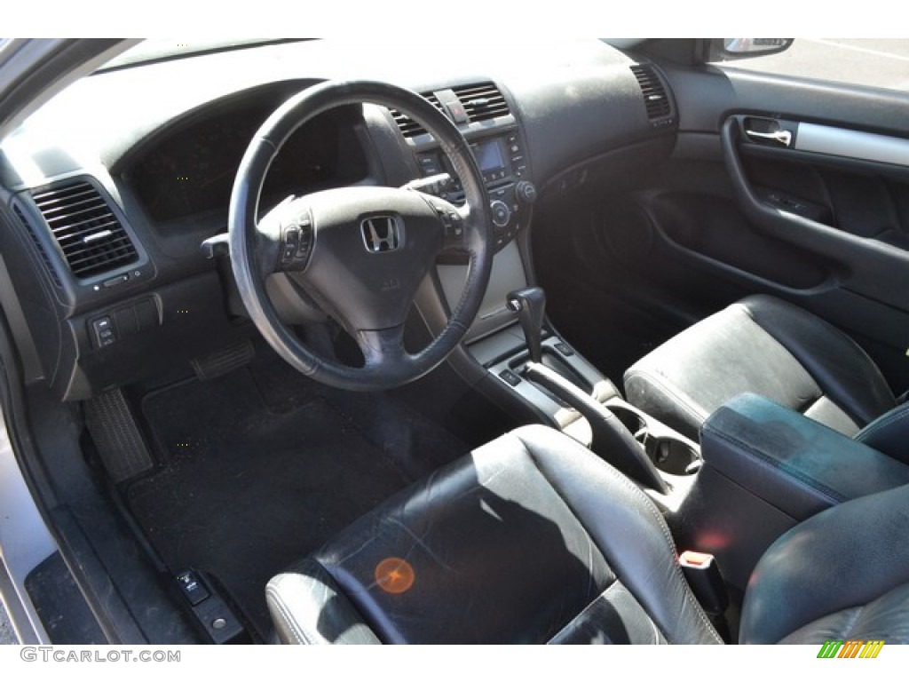 Gray Interior 2003 Honda Accord EX Coupe Photo #94554886