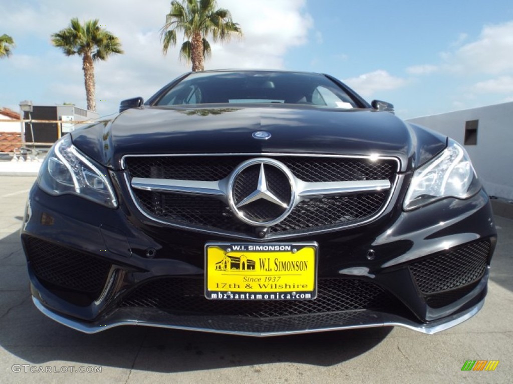 2014 E 550 Coupe - Black / Black photo #2
