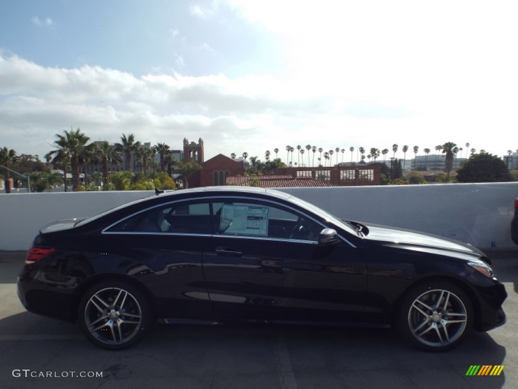 2014 E 550 Coupe - Black / Black photo #3