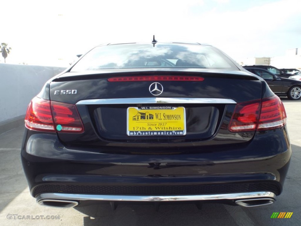 2014 E 550 Coupe - Black / Black photo #5