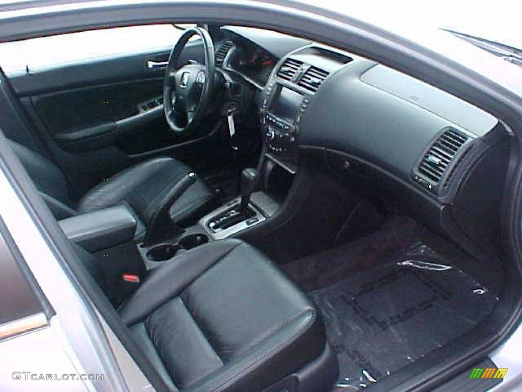 2004 Accord EX V6 Sedan - Satin Silver Metallic / Black photo #13