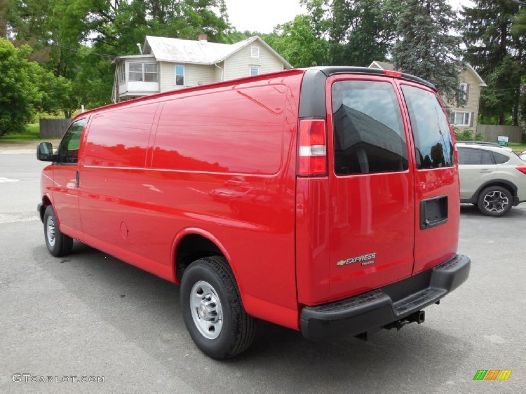 2014 Express 2500 Cargo Extended WT - Victory Red / Medium Pewter photo #8