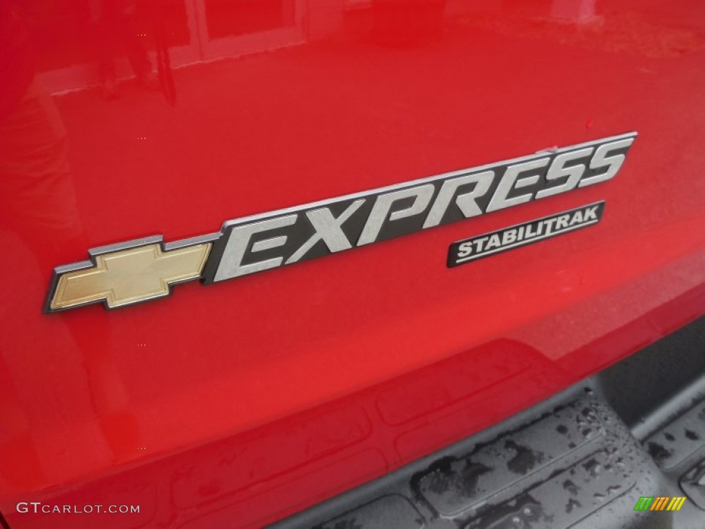 2014 Express 2500 Cargo Extended WT - Victory Red / Medium Pewter photo #11