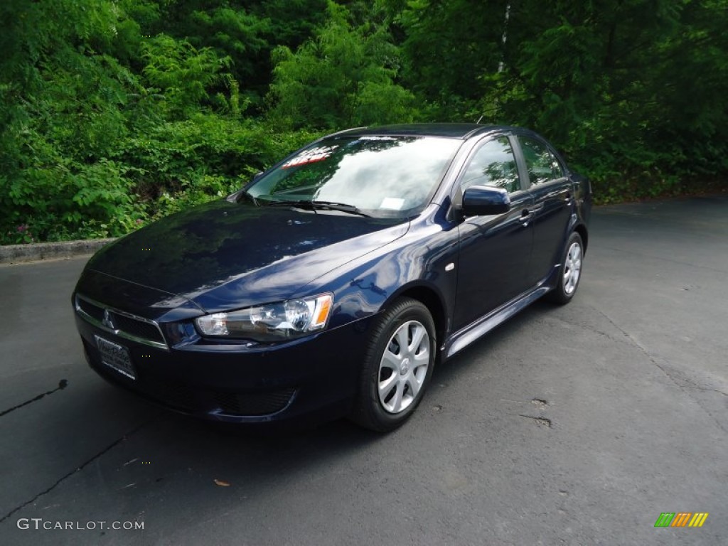 2013 Lancer ES - Cosmic Blue Metallic / Black photo #1