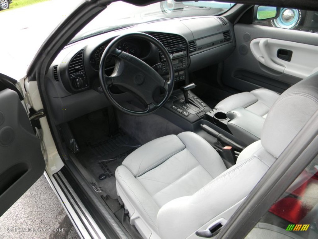 1996 3 Series 328i Convertible - Alpine White / Gray photo #5