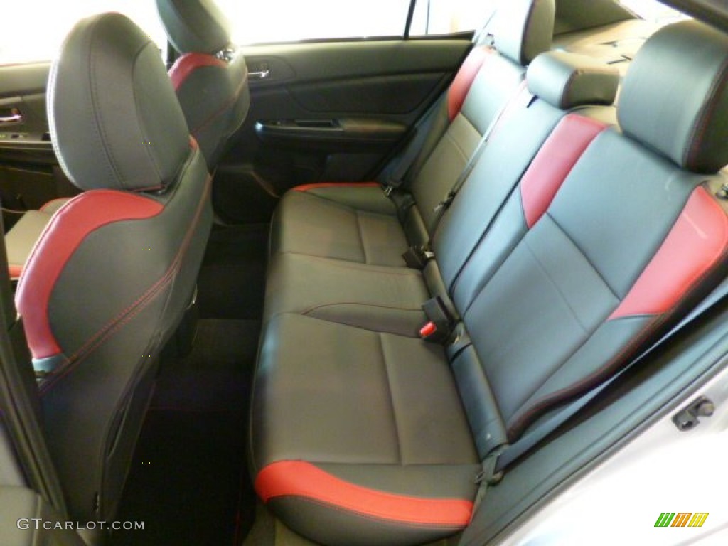 Carbon Black Interior 2015 Subaru WRX STI Limited Photo #94559563