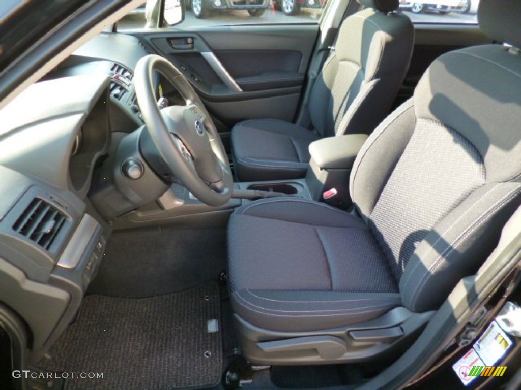 Black Interior 2015 Subaru Forester 2.5i Photo #94560043
