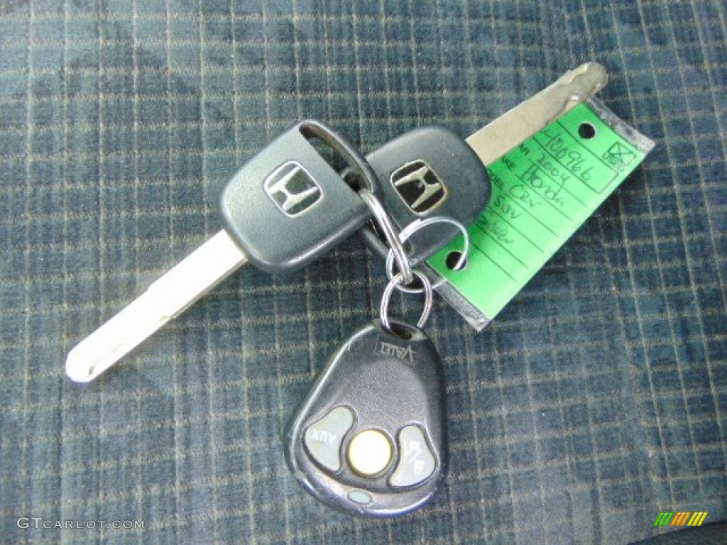 2004 CR-V LX - Satin Silver Metallic / Black photo #17