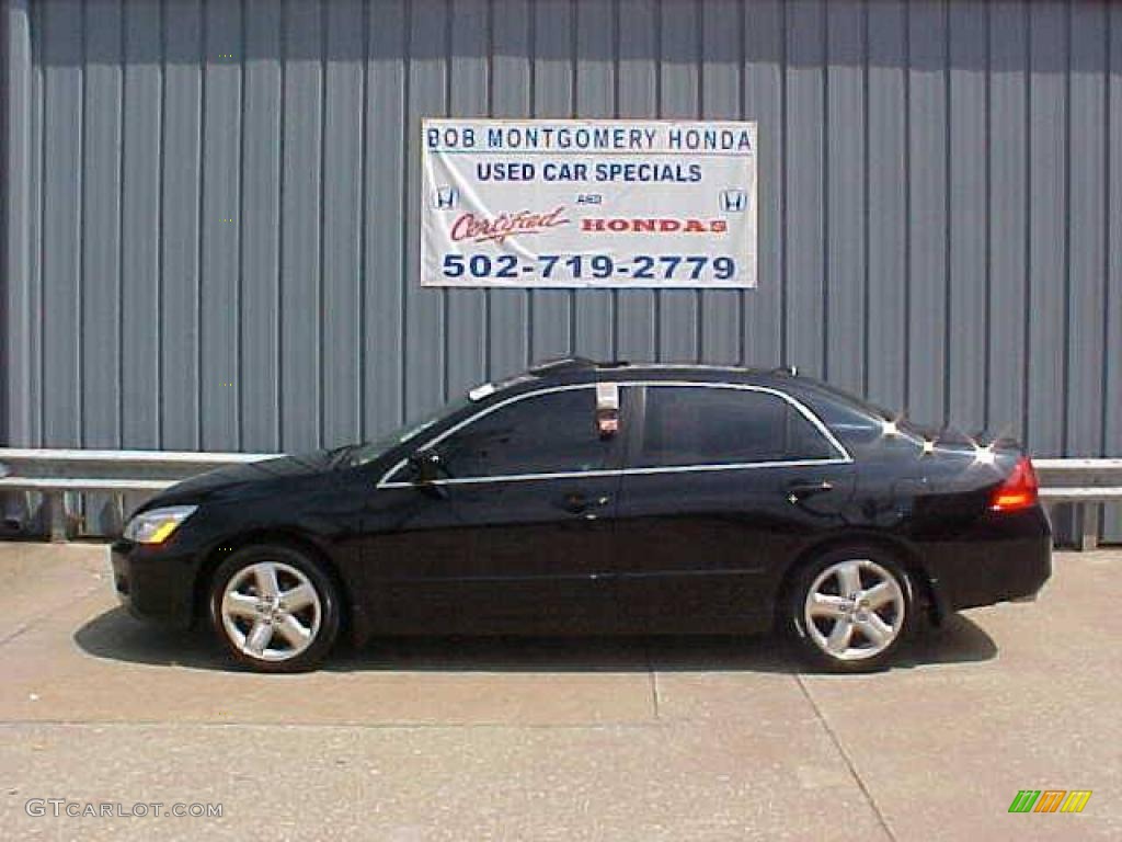 2006 Nighthawk Black Pearl Honda Accord Ex L V6 Sedan