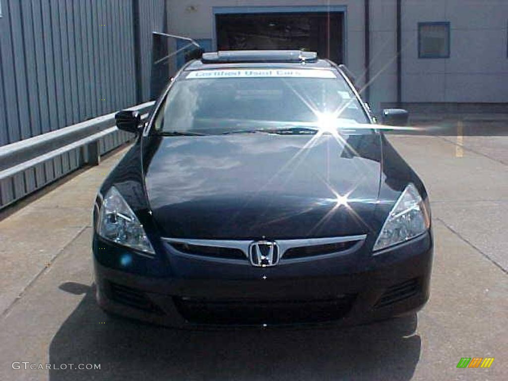 2006 Accord EX-L V6 Sedan - Nighthawk Black Pearl / Ivory photo #3