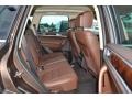 2014 Volkswagen Touareg Saddle Brown Interior Rear Seat Photo
