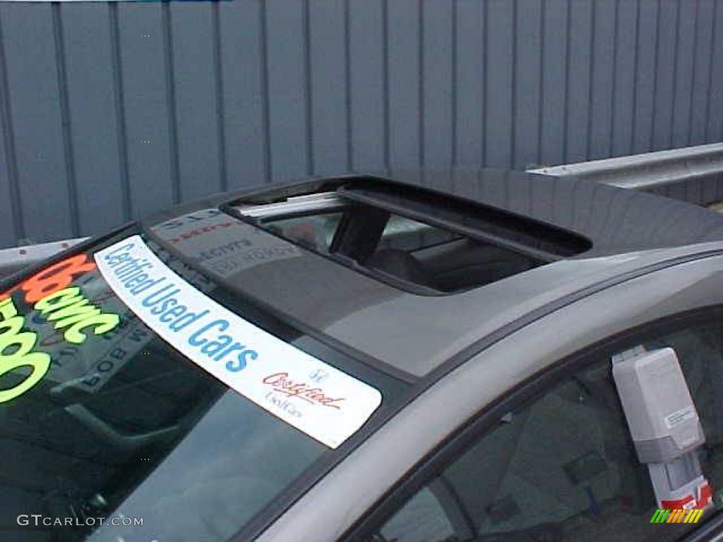 2006 Civic EX Coupe - Galaxy Gray Metallic / Gray photo #7