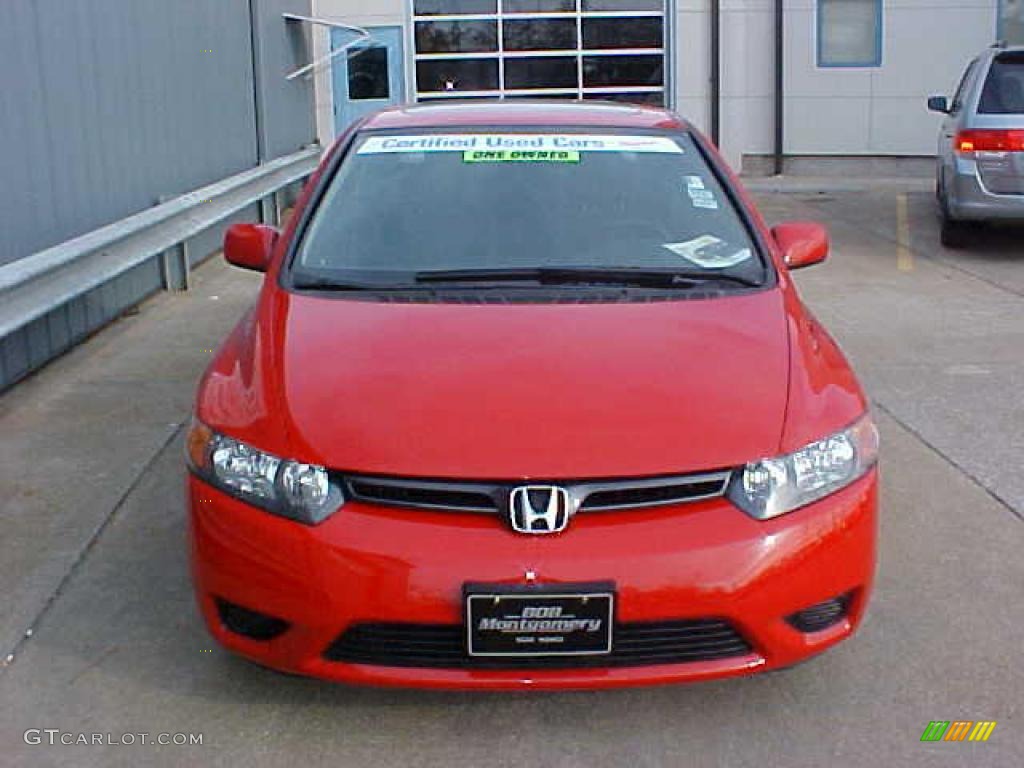 2006 Civic EX Coupe - Rallye Red / Black photo #3