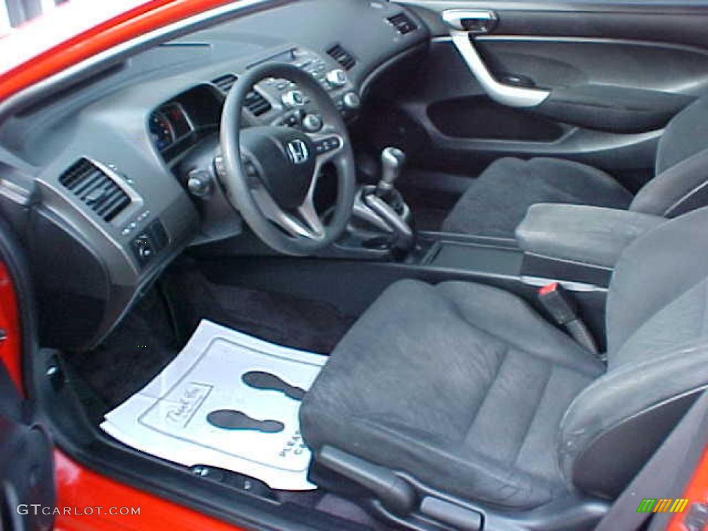 2006 Civic EX Coupe - Rallye Red / Black photo #5