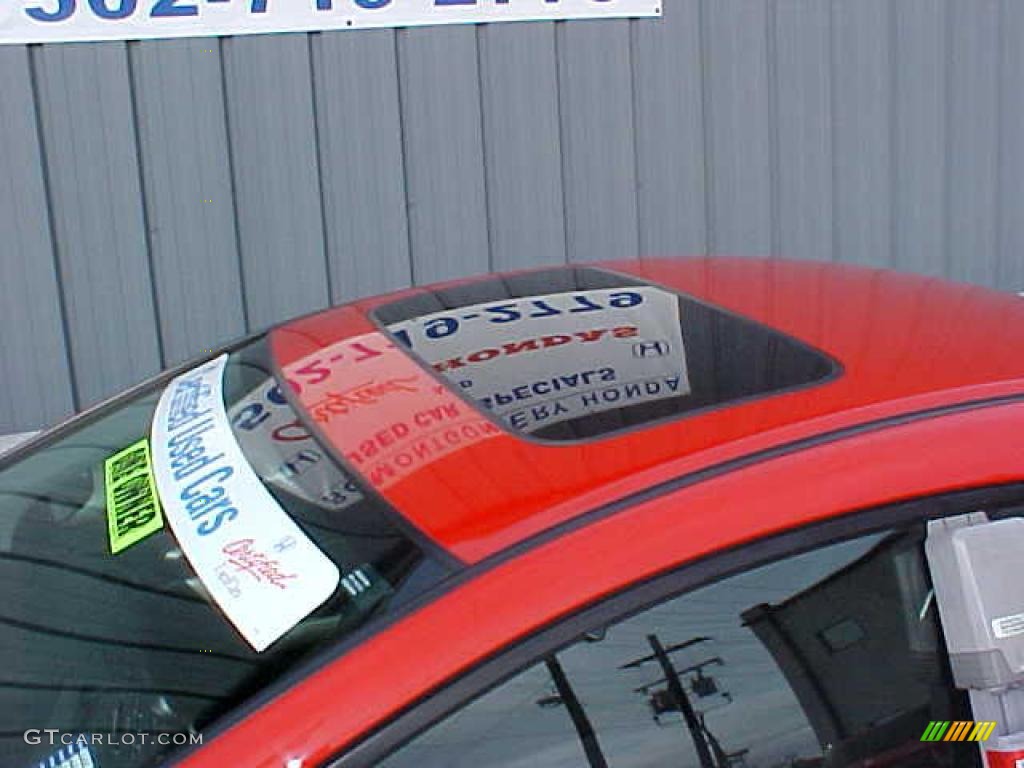 2006 Civic EX Coupe - Rallye Red / Black photo #6