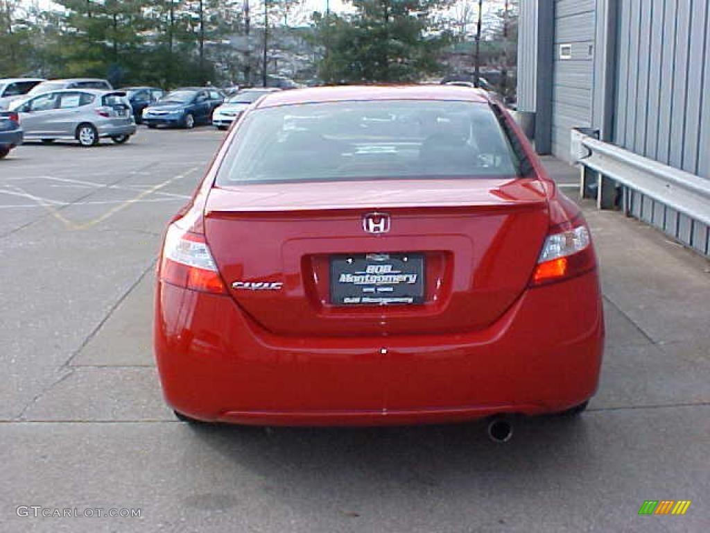 2006 Civic EX Coupe - Rallye Red / Black photo #7
