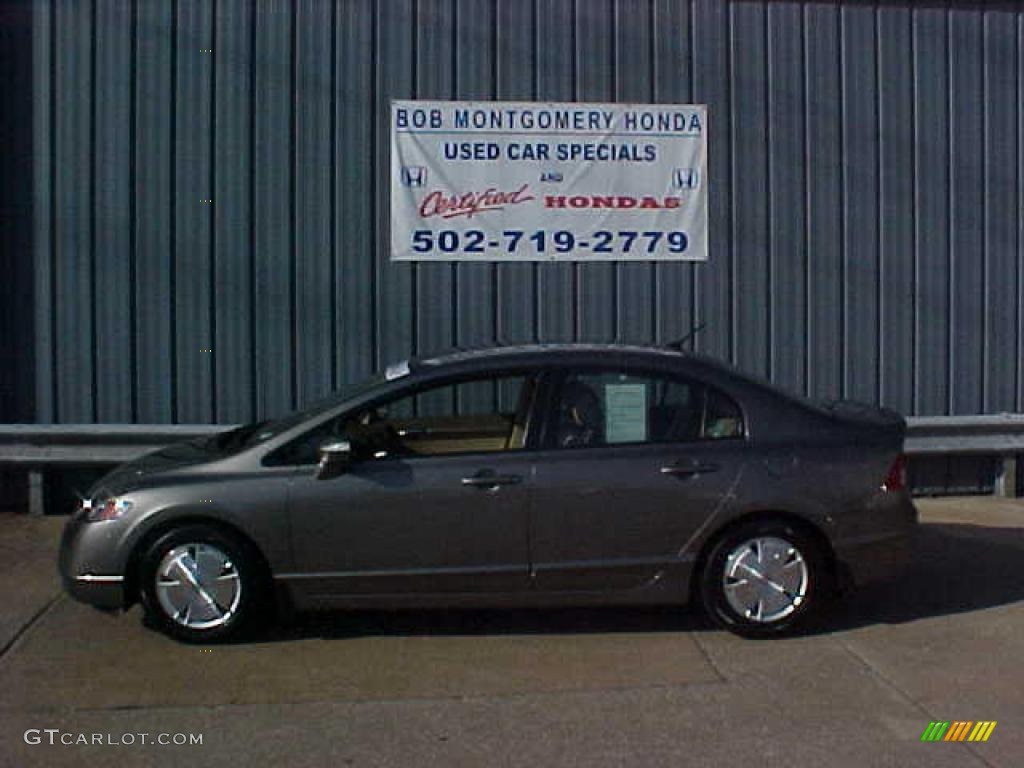 2006 Civic Hybrid Sedan - Magnetic Pearl / Ivory photo #1