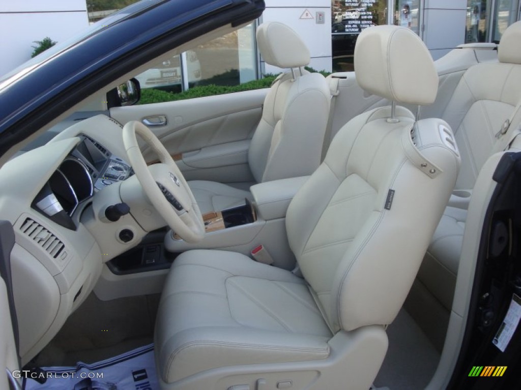 2011 Nissan Murano CrossCabriolet AWD Front Seat Photo #94565320