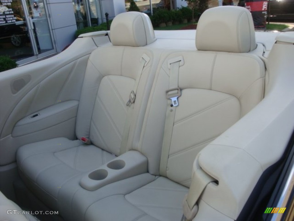2011 Nissan Murano CrossCabriolet AWD Rear Seat Photo #94565341