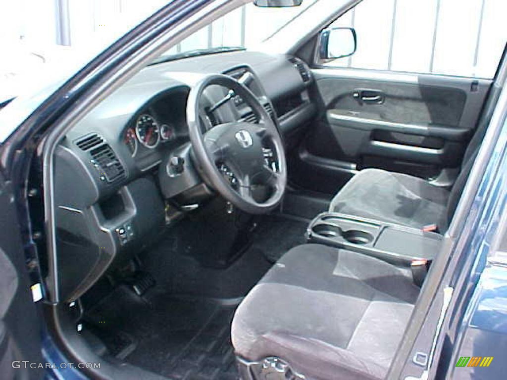 2006 CR-V EX 4WD - Royal Blue Pearl / Black photo #6