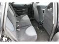 2007 Honda Fit Black Interior Rear Seat Photo